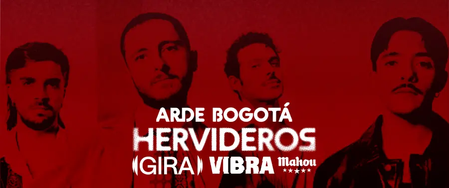 Mahou sortea entradas para la Gira Hervideros de Arde Bogotá