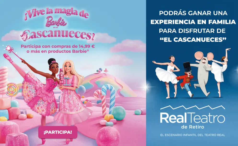 Disfruta de una experiencia en familia de "El Cascanueces" con Barbie