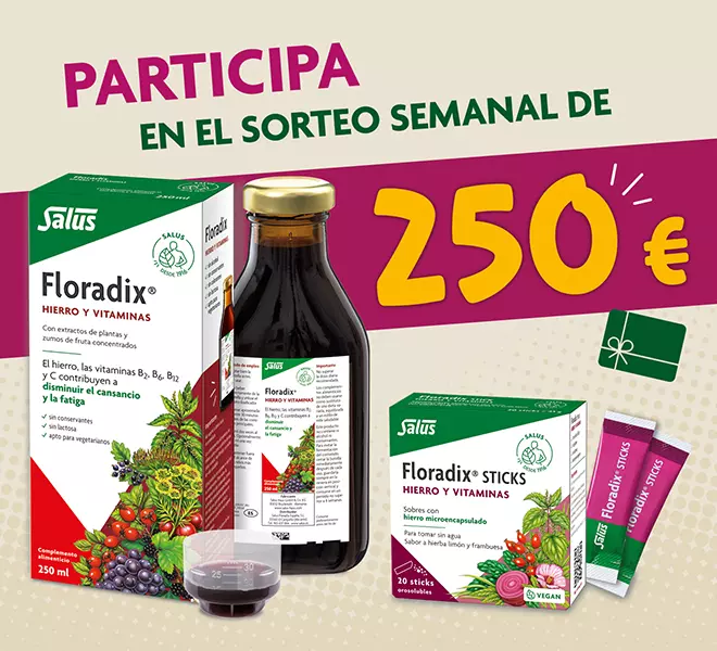 Gana 250€ cada semana con Floradix