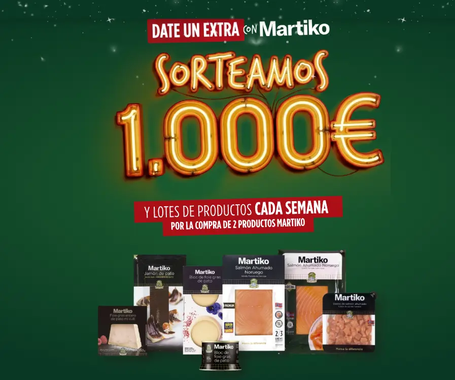 Date un Extra de 1.000€ con los Productos Martiko